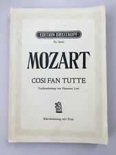 Noten mozart cosi gebraucht kaufen  Berlin