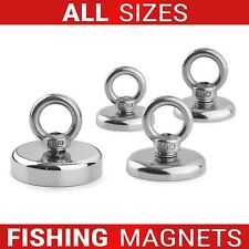Neodymium Fishing Recovery Magnets Very Strong Pull Force 20kg up to 1400kg for sale  NOTTINGHAM