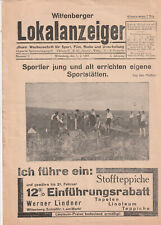 Alte tageszeitung 1933 gebraucht kaufen  Wittenberg
