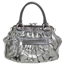 Usado, Bolsa satchel Marc Jacobs couro cinza metálico comprar usado  Enviando para Brazil