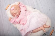 Stunning closed eye crying reborn baby girl magnetic paci and new clothes for sale  Shipping to South Africa