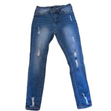 Usado, Jeans skinny cintura média desgastado Fashion Nova tamanho 9 comprar usado  Enviando para Brazil