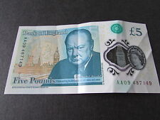 aa09 five pound note for sale  BLACKWOOD
