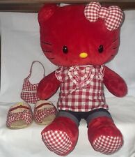 Build A Bear Hello Kitty 19” Rojo Guinga Edición Limitada Conjunto Zapatos Cartera segunda mano  Embacar hacia Argentina
