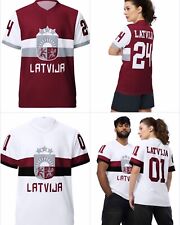 Camiseta Letonia Aficionado al Hockey sobre Hielo Tallas XS S M L XL XXL 3XL 4xl segunda mano  Embacar hacia Argentina