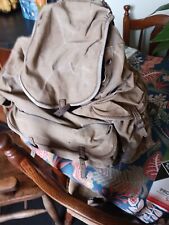 vintage canvas rucksack for sale  DONCASTER