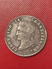 1856 FJ Bolivia 4 soles moneda de plata Simón Bolívar segunda mano  Embacar hacia Argentina
