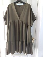 Khaki smock neck for sale  LINCOLN