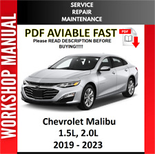 Usado, MANUAL DE OFICINA DE REPARO DE SERVIÇO CHEVROLET MALIBU 2019 2020 2021 2022 2023 comprar usado  Enviando para Brazil