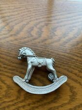 Pewter rocking horse for sale  Pittsboro