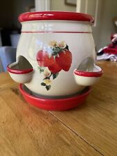 Vintage ceramic strawberry for sale  IPSWICH