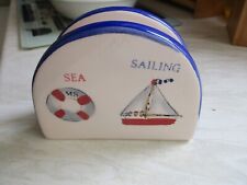 Nauticalia napkin holder for sale  SOUTHSEA