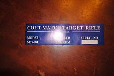 Colt match target for sale  Jeffersonville