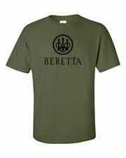Beretta Black Logo T-Shirt 2nd Amendment Pro Gun Brand Firearms Rifle Pistol New for sale  Shipping to South Africa
