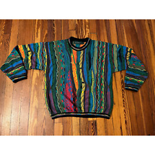  Tundra Canada VTG 90s Cosby Coogi-Style Multicolor Sweater Size Small for sale  Shipping to South Africa