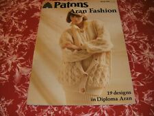 Vintage patons aran for sale  EPSOM