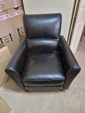 Black leather armchair for sale  WOODFORD GREEN