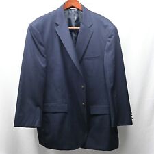 Cianni Cellini 56R Navy Blue Charles 2 Gold Button Blazer Suit Jacket Sport Coat for sale  Shipping to South Africa