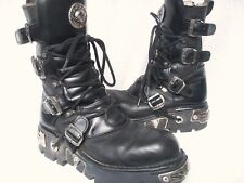 NEW ROCK Reactor Stiefel Boots Lederstiefel Spain Gothic high zip comprar usado  Enviando para Brazil