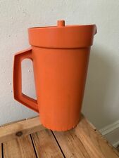 Usado, Jarro jarro vintage laranja Tupperware tampa de botão 2 quartos comprar usado  Enviando para Brazil