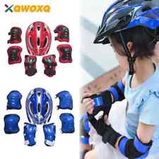 7 peças/conjunto patins infantis bicicleta capacete de segurança joelho cotovelo conjunto de almofadas protetor de pulso comprar usado  Enviando para Brazil