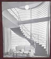 Escada de concreto/alumínio, Wilmette, Illinois, Keck, lanterna mágica corrediça de vidro comprar usado  Enviando para Brazil
