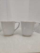 Sur La Table White  Coffee Cup Porcelain Tea Mug Set of 2 for sale  Shipping to South Africa