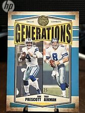 Dak Prescott / Troy Aikman 2022 Legacy Generations Blue Cowboys 22/25 comprar usado  Enviando para Brazil