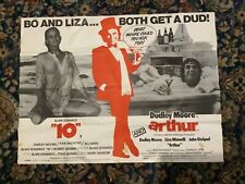 1981 Film Movie Poster Original Bo Derek 10 Liza Minnelli Dudley Moore Arthur, usado segunda mano  Embacar hacia Argentina