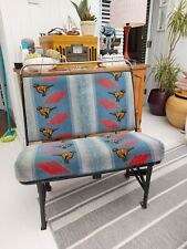 Old  bus seat bench MAN CAVE , Retro ..Irish setter fabric  for sale  LONGNIDDRY