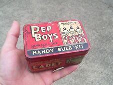 Usado, 1940s Antigo PEP BOYS prático lâmpada lata para luzes Vintage Chevy Ford Hot Rod gm comprar usado  Enviando para Brazil