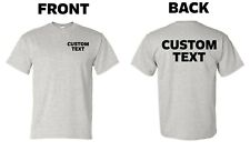 Custom T-Shirt, Personalized, Add Your Own Text, used for sale  Shipping to South Africa