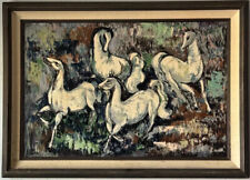 horse abstract oil painting for sale  Pasadena