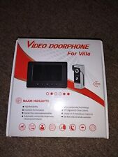 Used, AMOCAM Wired Video Intercom System, 7 Inches Video Doorbell Door Phone System for sale  Shipping to South Africa