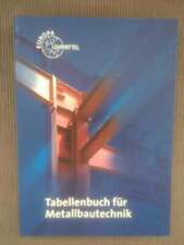 Tabellenbuch metallbautechnik  gebraucht kaufen  Stuttgart