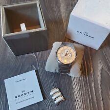 Relógio Skagen SKW6002 masculino, acabamento cromado, usado, mas em ótimo estado comprar usado  Enviando para Brazil