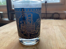 Used, Vintage Currier & Ives Juice  4 Oz Glasses Blue On White Royal USA for sale  Neenah