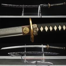 Clay Tempered T10 Steel Handmade Japanese Samurai Katana Dragon Sword Sharp for sale  Shipping to South Africa