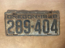 1938 oregon license for sale  Grayling