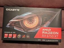 GIGABYTE Radeon RX 6750 XT GAMING OC 12GB GDDR6 Graphics Card GPU OPEN BOX, used for sale  Shipping to South Africa