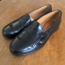 Black leather loafers for sale  LONDON