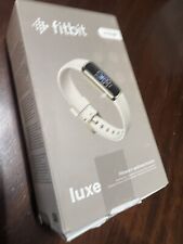 Used, Fitbit Luxe Activity Fitness Tracker White  Heart Sleep Smart Watch Damaged Box for sale  Shipping to South Africa