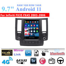 Rádio estéreo veicular 9,7"" Android11 GPS WIFI 3G 4G para Infiniti FX35 FX45 2003-2006, usado comprar usado  Enviando para Brazil