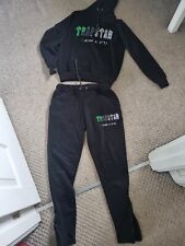 Trapstar black tracksuit for sale  DIDCOT