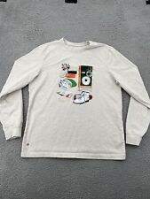 Air Jordan Artist Series Shirt Adult Large Beige Long Sleeve Tee Jacob Rochester for sale  Shipping to South Africa