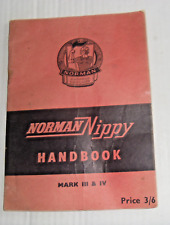 Norman nippy handbook for sale  LLANDOVERY
