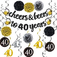 40th birthday decorations for sale  USA
