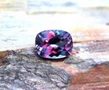 Natural Alexandrite 13-15Ct Color Changing Gemstone Cushion Cut Certified Stone for sale  Shipping to South Africa