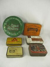 Bundle of old metal tins x 6 for sale  Shipping to South Africa