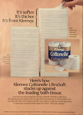 ANUNCIO IMPRESO Kleenex Cottonelle 1997 papel higiénico ultra suave tejido de baño anuncio de colección segunda mano  Embacar hacia Mexico